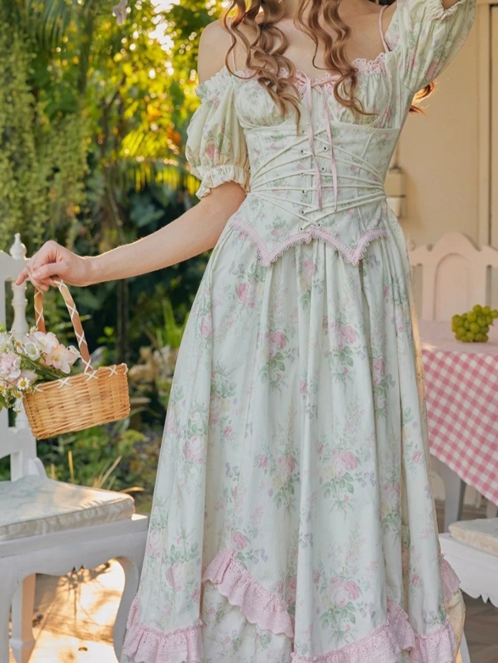 LaceMade Fleur Poetry Corset Dress - Picture 4 of 5
